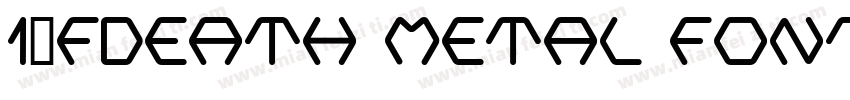 1.fdeath metal font字体转换